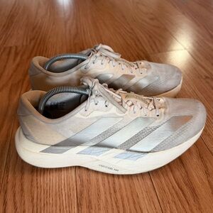 Adidas Women's Adizero Evo SL Road Running Shoes Race day Wonder White size 8